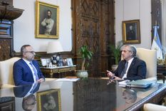 Antonio Aracre y Alberto Fernández mantienen una charla en Casa Rosada. Foto: Noticias Argentinas Antonio Aracre y Alberto Fernández mantienen una charla en Casa Rosada. Foto: Noticias Argentinas