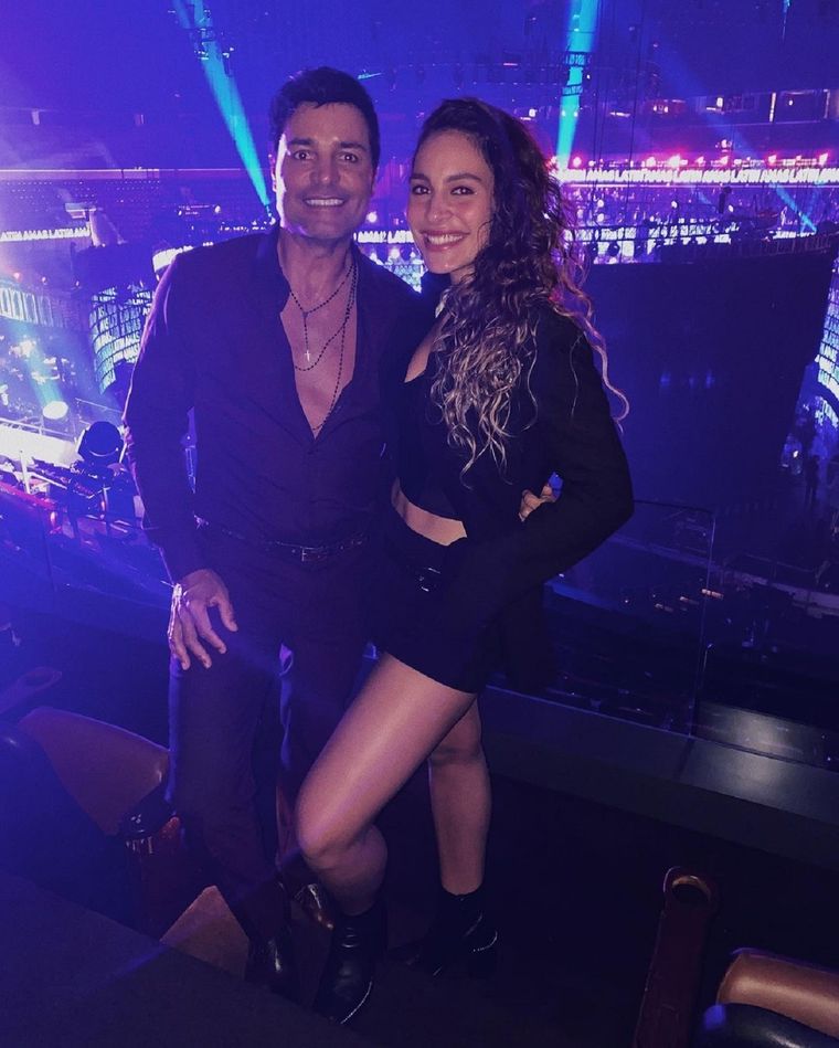 Chayanne y su hija Isadora Figueroa. Foto: Instagram/Isadora Figueroa