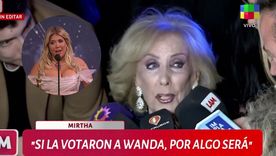 La histórica conductora opinó sobre el premio más polémico. La histórica conductora opinó sobre el premio más polémico.