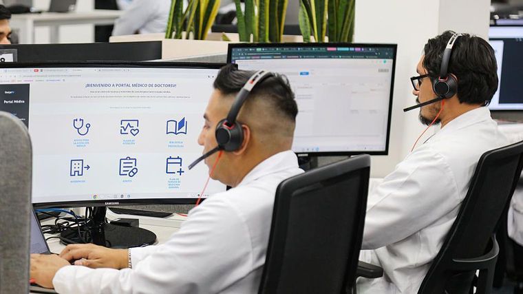 Sala en la que se gestiona el novedoso sistema de salud.