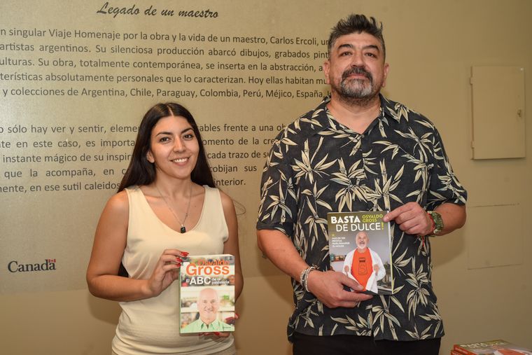 Mara y Adrián Mignani, de AM Libros. Mara y Adrián Mignani, de AM Libros.