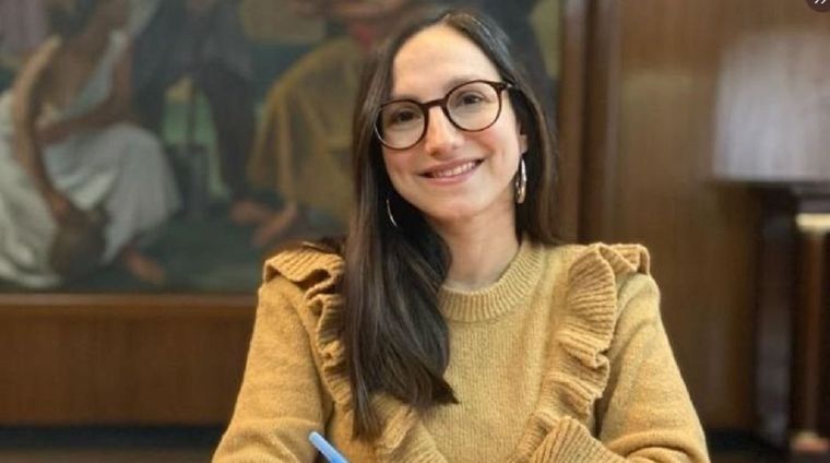 Melina Mallamace, jefa de Gabinete de Asesores del Ministerio de Economía. Foto: Twitter