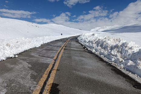 El temporal de nieve obliga a mantener cerrado el paso Pehuenche. Las condiciones siguen complicadas en alta montaña. Foto: Archivovisibility