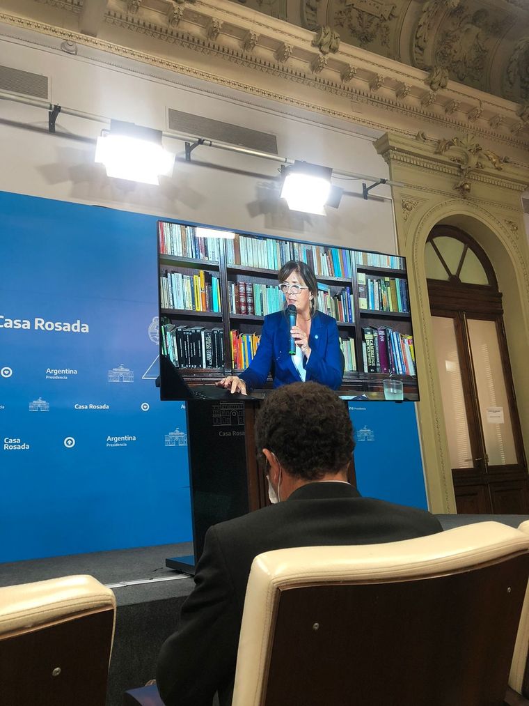 MDZ en la Casa Rosada. Foto: Luciana Gesto - MDZ