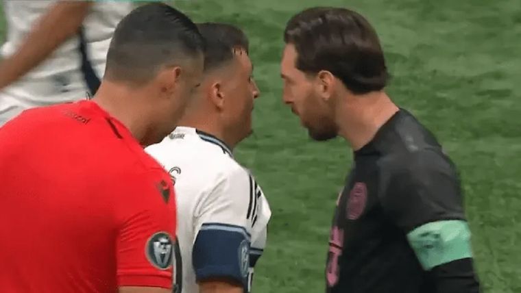 El argentino nacionalizado paraguayo explicó el motivo de la bronca de la Pulga en la semifinal de la Concachampions. Foto: captura de TV