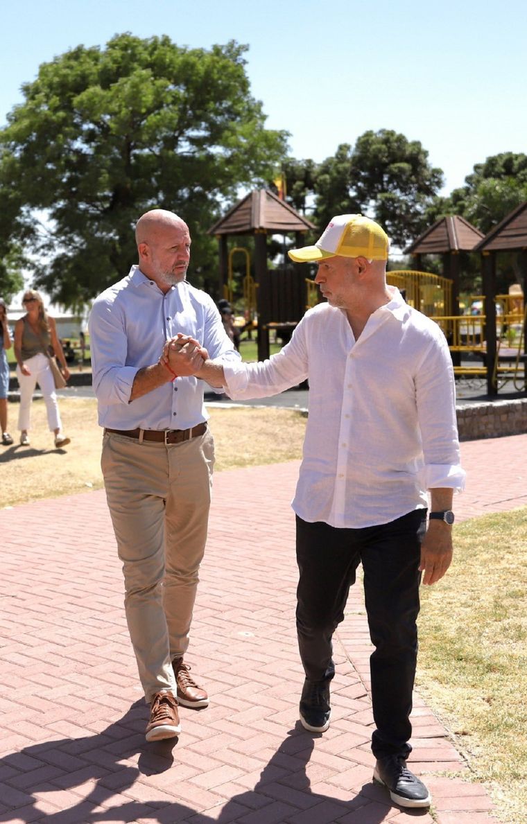 Horacio Rodríguez Larreta y Waldo Wolff Foto: Twitter @WolffWaldo