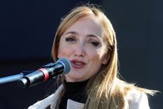 Anabel Fernández Sagasti en el acto de Ruta 40 Foto: ALF PONCE MERCADO / MDZ