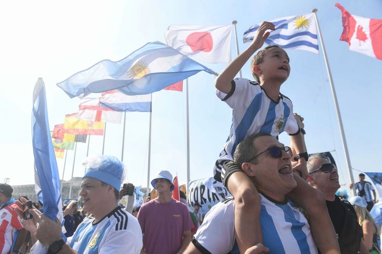 Argentina ya se clasificó al próximo Mundial y comienza la demanda de entradas. Foto: Telam