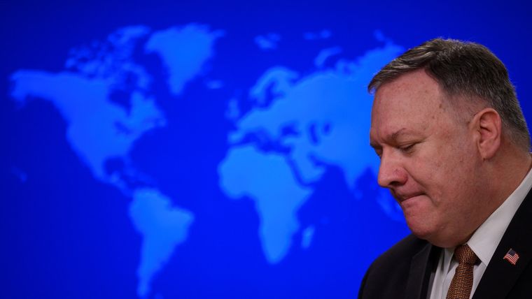 El secretario de Estado estadounidense, Mike Pompeo.