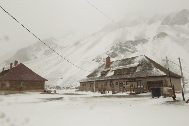 Así se encuentra Las Cuevas este viernes 22 de abril Foto: Portezuelo del Viento Lodge & Adventures