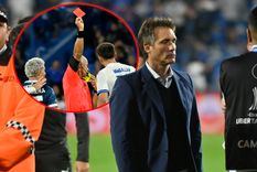 Guillermo Barros Schelotto habló del arbitraje de Sampaio en Vélez-Racing.