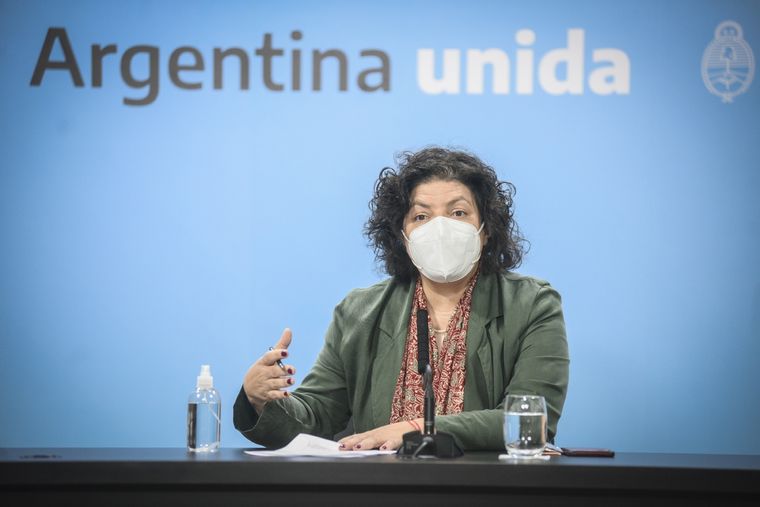 Carla Vizzotti, ministra de Salud de la Nación Foto: Telam