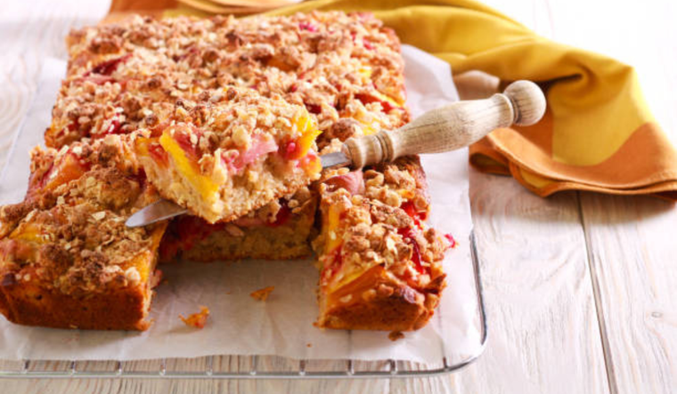 Receta de crumble de durazno y almendra: deliciosa y sencilla Foto: Shutterstock