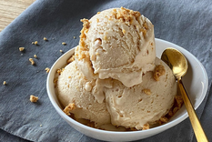 Receta de helado de turrón con textura súper cremosa