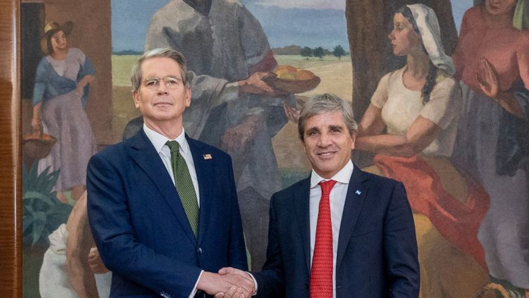 Scott Bessent y Luis Toto Caputo&nbsp;