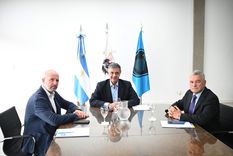 Waldo Wolff, Jorge Macri y Horacio Giménez. Foto: Gobierno de la Ciudad