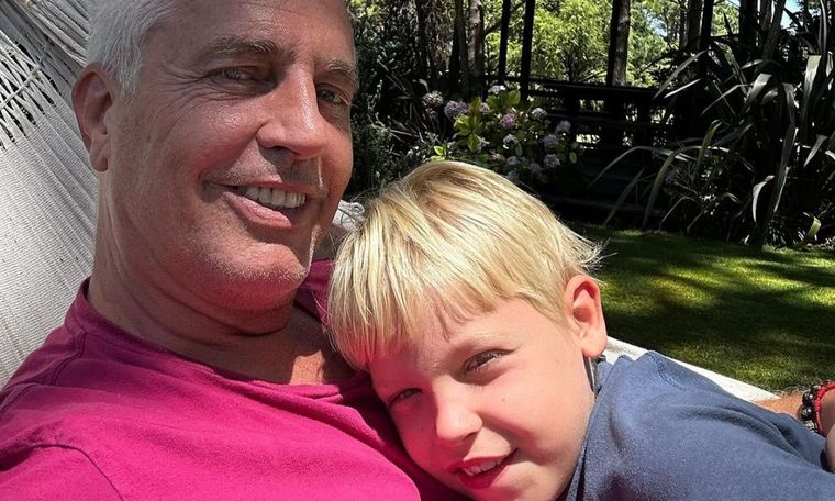 Marley y su hijo, Mirko. La familia tendrá una tercera integrante Foto: @marley_ok