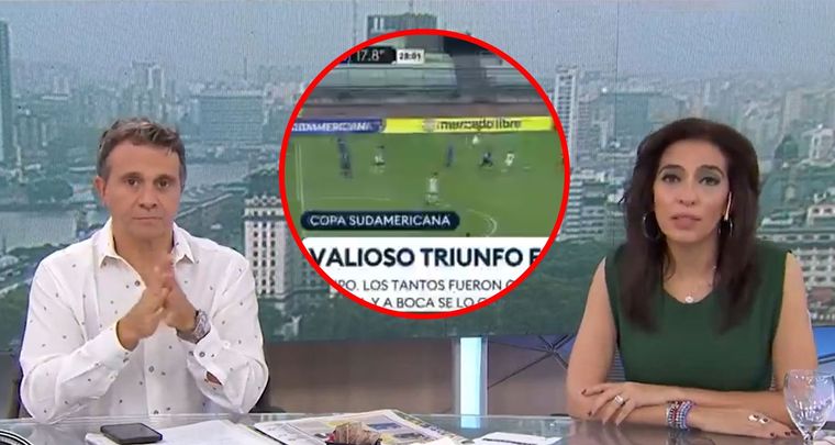 El graph y el pedido de disculpas de los conductores. Foto: MDZ