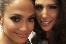 Jlo y su hermana Lynda López Foto: Archivo