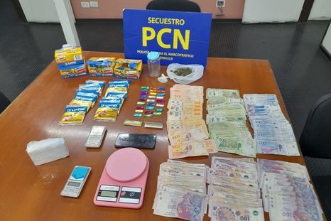 Los elementos secuestrados por la Policía