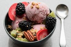 helado casero de manzana y canela con 5 ingredientes en 5 minutos