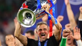 Luis Enrique levantó su tercera Orejona. Luis Enrique levantó su tercera Orejona.