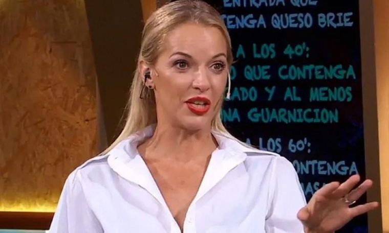 Carina Zampini recibió una mala noticia en Canal 13 La conductora de Pasaplatos se verá afectada por un importante cambio Foto: Captura de TV