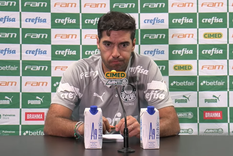 Abel Ferreira, molesto con los hinchas de Palmeiras. Foto: Captura