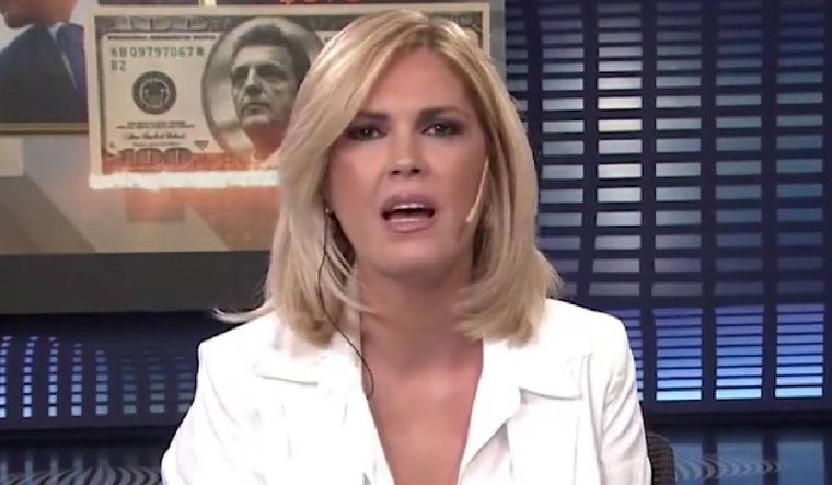 Viviana Canosa, en el ojo de la tormenta Foto: Captura de video LN+