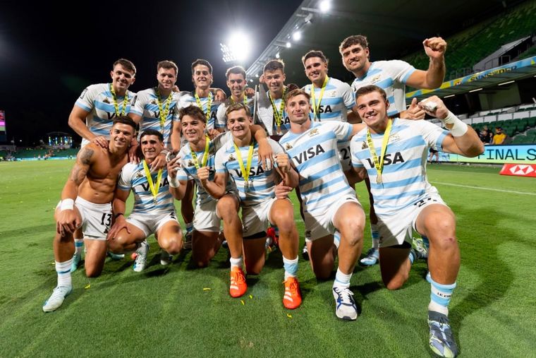 Luego de los festejos, Los Pumas 7s tienen rivales para el próximo torneo. Foto: @LosPumas7s