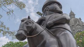 Escultura de Botero, en Medellín. Foto: Alcaldía de Medellín