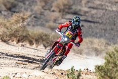 Kevin Benavides tuvo un gran domingo y terminó segundo entre las motos. Foto: Monster Energy Honda Kevin Benavides tuvo un gran domingo y terminó segundo entre las motos. Foto: Monster Energy Honda