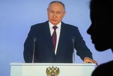 Putin habló en el Parlamento de su país. Foto: EFE Putin habló en el Parlamento de su país. Foto: EFE