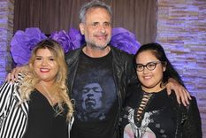 Jorge Rial junto a sus hijas, Morena y Rocío