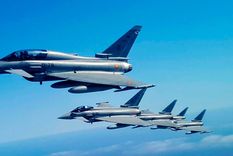 Cazas de la OTAN, como los que quiere Ucrania. Foto: Nato. Cazas de la OTAN, como los que quiere Ucrania. Foto: Nato.