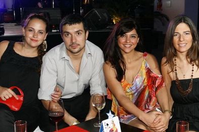 MDZol | Ana Pasquier, Javier Ejarque, Claudia Pasquier y Analía Aragonés en la gran fiesta del Casino del Hyatt. Foto: Gentileza Marcelo Alvarez