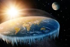 Los terraplanistas siguen con sus extrañas teorías. Foto: Abc.