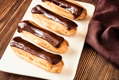 Éclairs de chocolate: receta auténtica y deliciosa Foto: Shutterstock