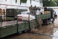El Ministerio de Capital Humano informó que envió colchones y alimentos a los damnificados por el temporal e inundación en Bahía Blanca. Foto: X de Capital Humano