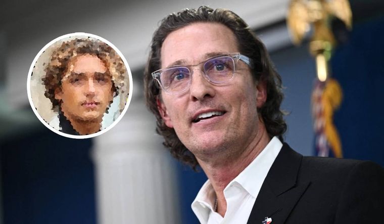 El increíble parecido de Levi con su padre, Matthew McConaughey.