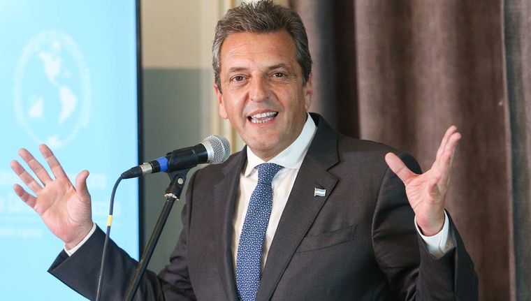 Como candidato, el ministro Sergio Massa se mostró en contra de una apertura indiscriminada de la economía Foto: NA