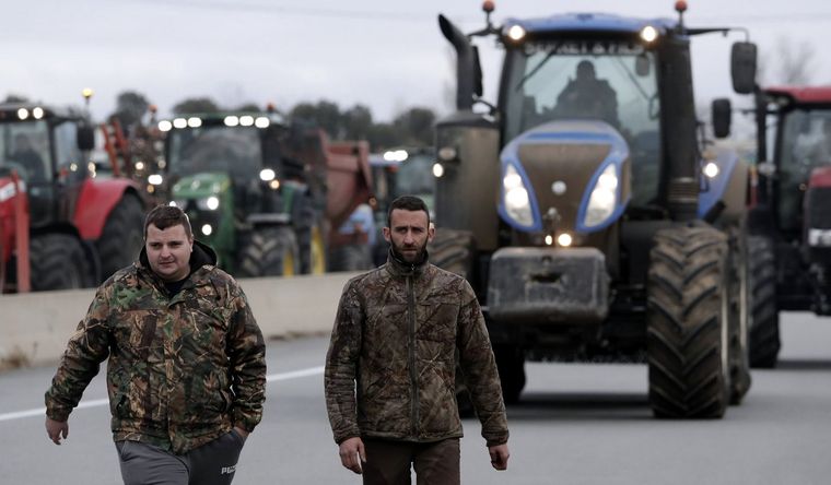 Las protestan impactan en todo Francia. Foto: Efe.