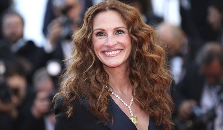 Como muchos, Julia Roberts es una verdadera fanática de Lionel Messi (Foto: AP)