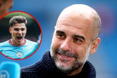 Pep Guardiola habló del presente de Julián, que brilla en Atlético de Madrid. Foto: Archivo