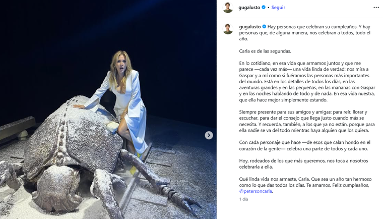 El posteo de Martín Lousteau. El posteo de Martín Lousteau.