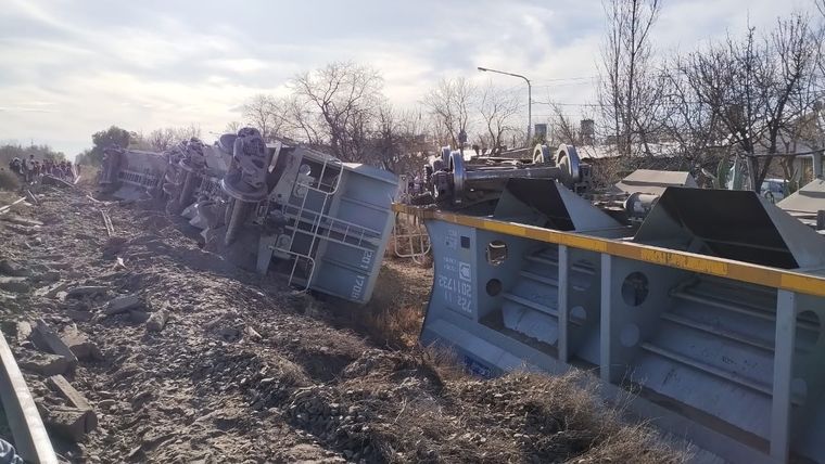 El tren sobre las vías Foto: Gentileza