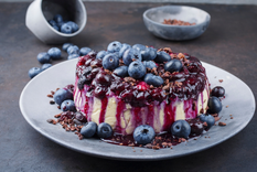 Tarta de queso y arándanos: la receta que encantará a todos Foto: Shutterstock