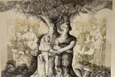 Honrar a tu padre y a tu madre, tinta. Foto: Gentileza Carlos Pinasco.