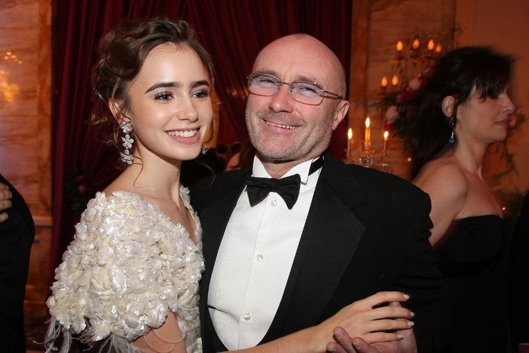 Phil Collins, Lily Collins Foto: depor.com