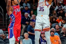 Kevin Durant sigue escalando puestos en la tabla de máximos anotadores históricos de la NBA. Foto: @NBA